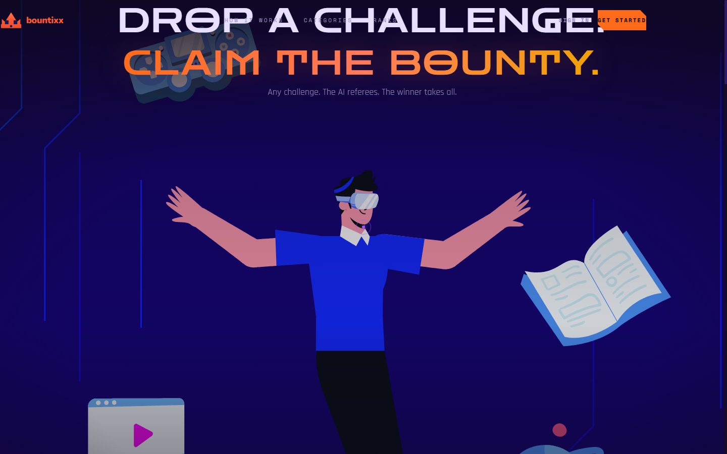 Bountixx — drop a challenge, claim the bounty